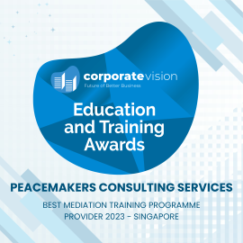 Best Mediation Training Programme Provider 2023 - Singapore